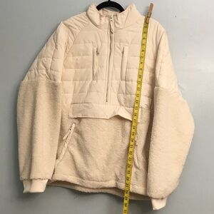 Forever 21 Cream Puffer Jacket